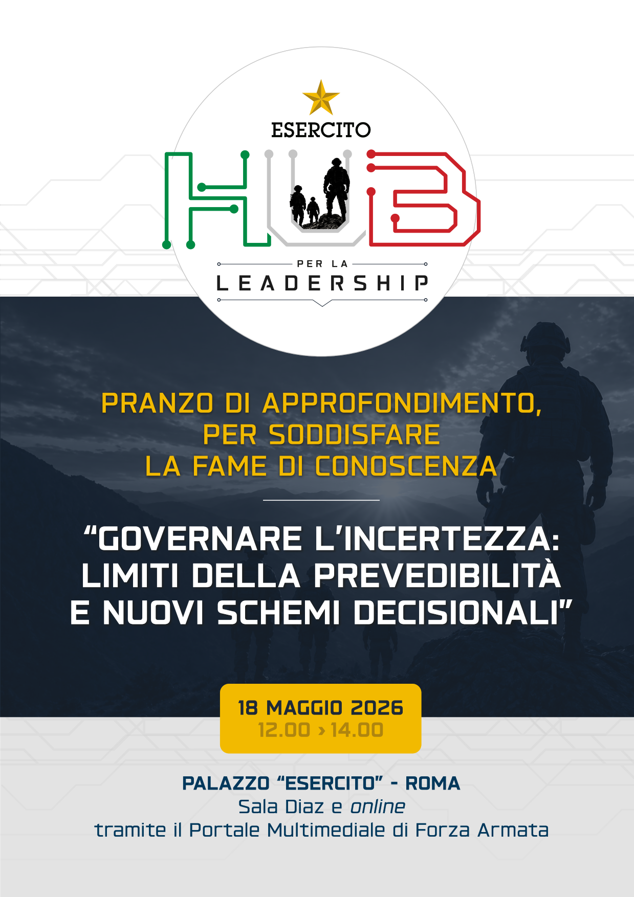 Governare l'incertezza - limiti della prevedibilità e nuovi schemi decisionali